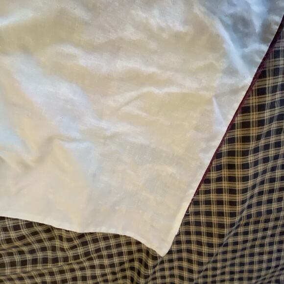 VTG 80s Patchwork Trow Blanket Country FarmHouse Cottage For Sofa Chair 69x51” - Picture 6 of 6